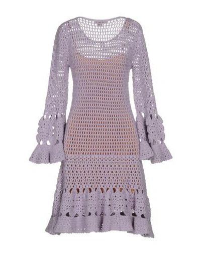 Shop Michael Kors Knee-length Dresses In Lilac