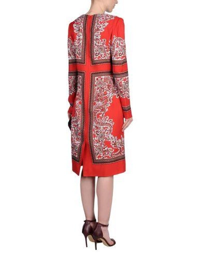 Shop Alexander Mcqueen Knee-length Dress In Red