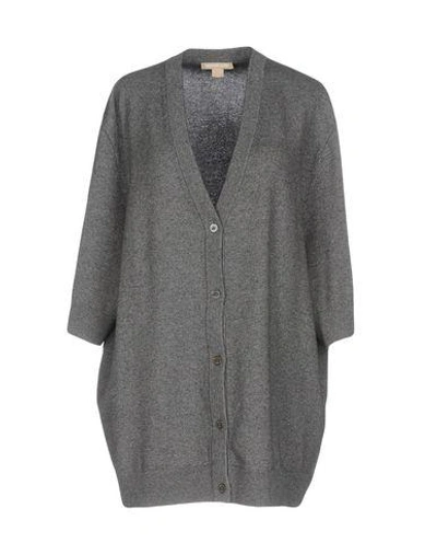 Shop Michael Kors Cardigan In Grey