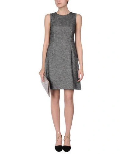 Shop Dolce & Gabbana Short Dress In Grey