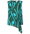 DIANE VON FURSTENBERG PRINTED SILK TOP,P00269011-3