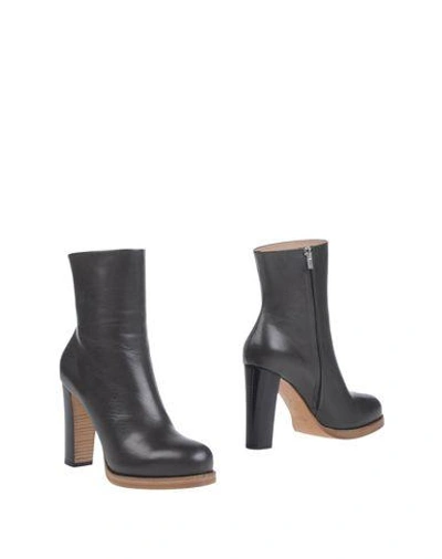 Celine Ankle Boot In Steel Grey