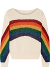 MARC JACOBS METALLIC INTARSIA COTTON jumper