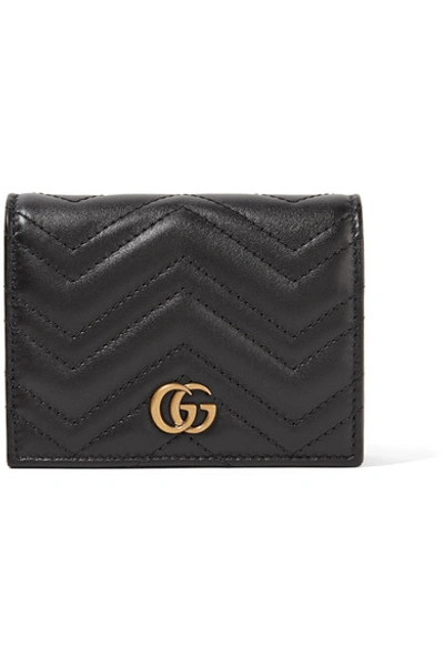 Shop Gucci Gg Marmont Small Quilted Leather Wallet