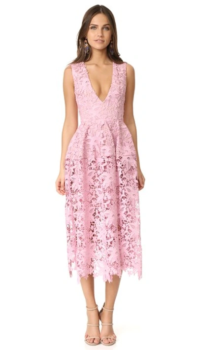 chinese dress ladies Brielle Chamomile Guipure Lace Mini Dress main image 0