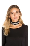 FALLON MONARCH DIAMANTE BANDANA CHOKER,FS21601