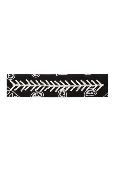 Shop Fallon Monarch Diamante Bandana Choker In Black