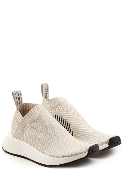 Adidas Originals Nmd Cs2 Primeknit Sneakers In Beige