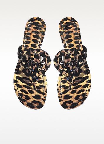 tory burch leopard miller sandals