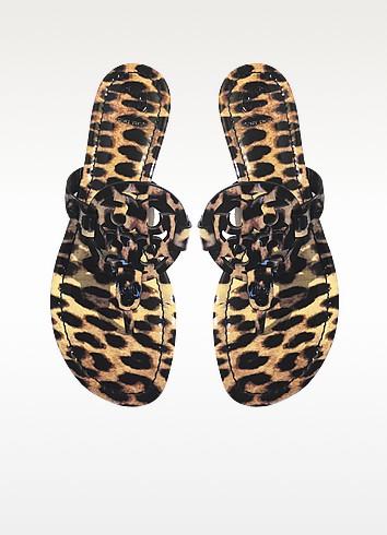 tory burch miller leopard sandals sale
