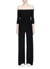 NORMA KAMALI Ruched off-shoulder jumpsuit