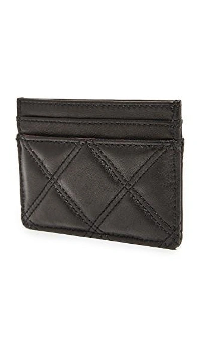 Shop Marc Jacobs Double J Card Case In Black