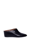 ATP ATELIER 'Irma' vegetable tanned leather wedge mules