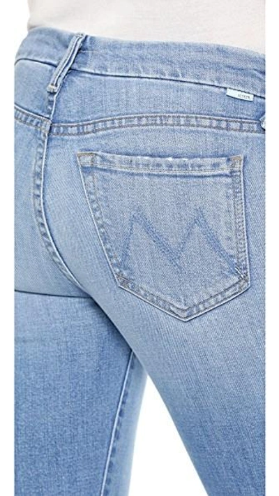 Shop Mother The Looker Ankle Fray Jeans In 旅行陷阱