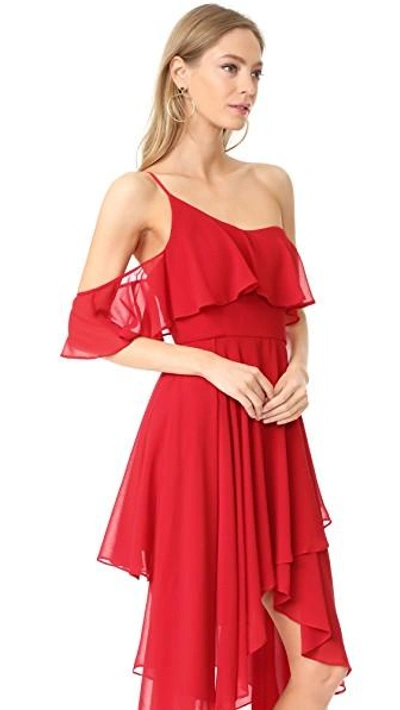 Shop Keepsake Downtown Dress In Red