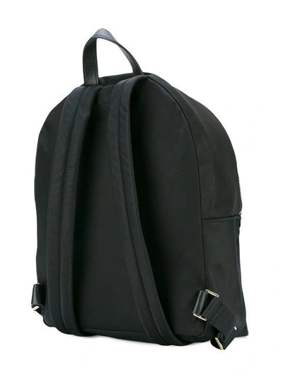 Shop Kate Spade Logo Plaque Backpack - Black