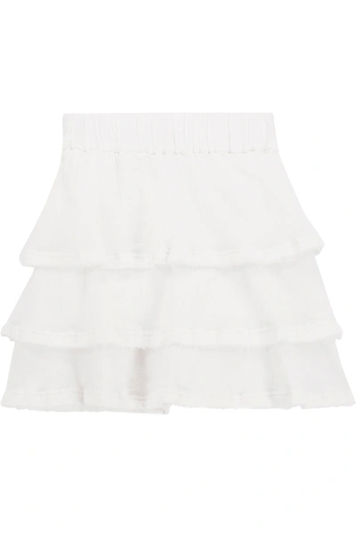 Iro Zinnia Tiered Cotton Mini Skirt