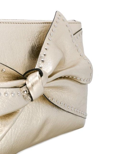 Shop Red Valentino Studded Bow Clutch
