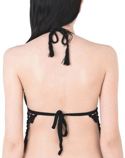 Shop Anna Kosturova Bikini Tops In Black