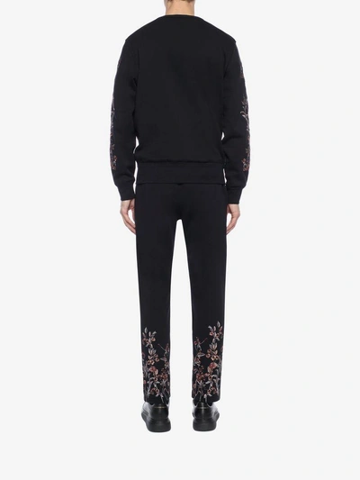 Shop Alexander Mcqueen Embroidered Classic Jogger