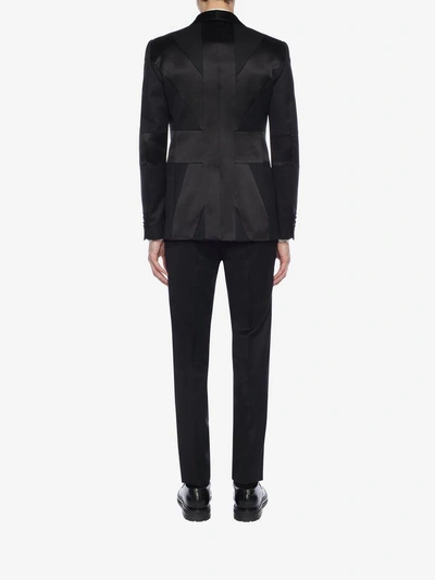 Shop Alexander Mcqueen Union Jack Tuxedo Jacket