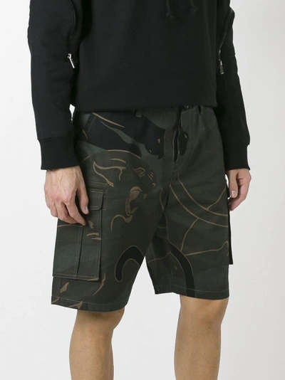 Shop Valentino Id Camouflage Shorts