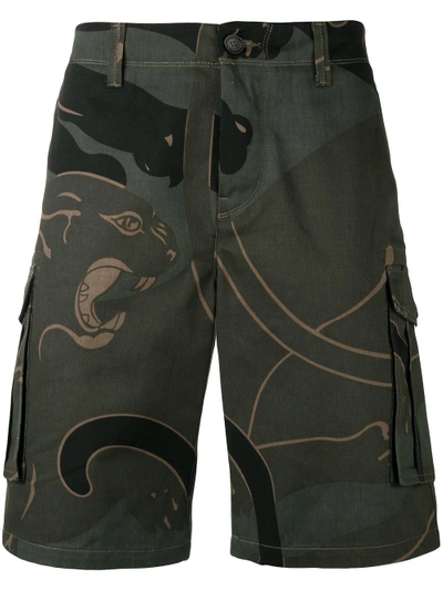 Shop Valentino Id Camouflage Shorts