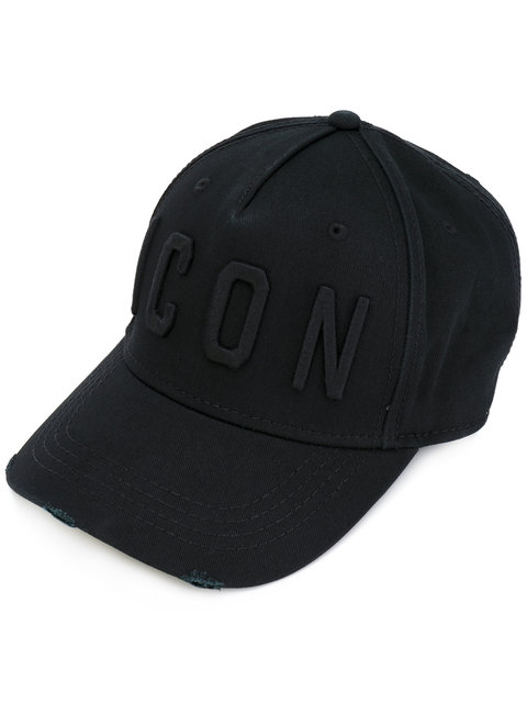 dsquared icon hat all black