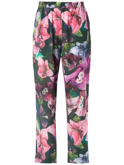 Shop Isolda Silk Trousers In Pink