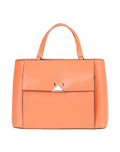 Shop Emporio Armani Handbags In Orange
