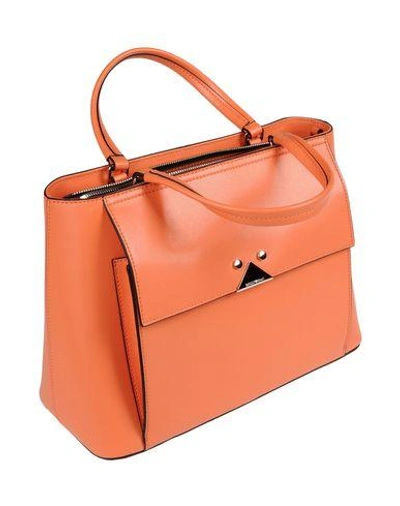Shop Emporio Armani Handbags In Orange