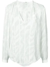 MAIYET v-neck blouse,DRYCLEANONLY