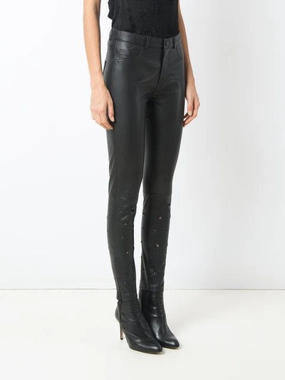 Shop Lilly Sarti Skinny Trousers - Black