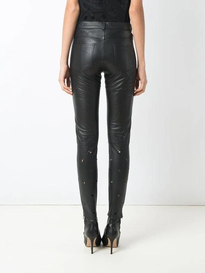 Shop Lilly Sarti Skinny Trousers - Black
