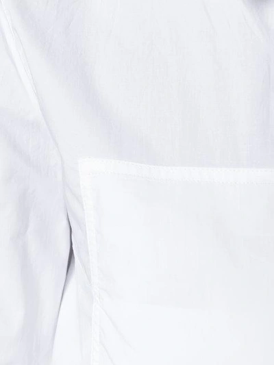 Shop Marni Flared Shirt In White