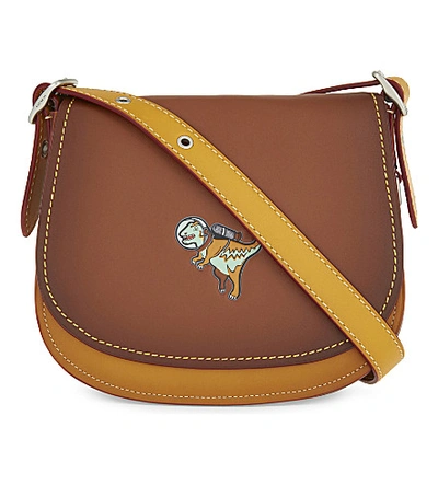 Coach Rexy Leather Cross-body Bag In Saddle