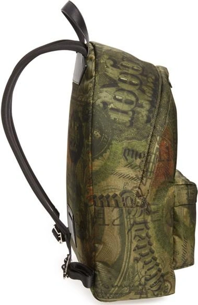 Shop Givenchy Dollar Print Backpack In Multi
