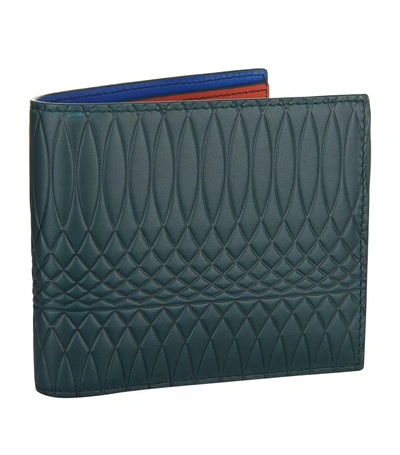 Paul Smith Textured No.9 Bifold Wallet In Green