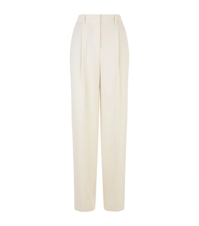 Theory Adamaris Slouch Trousers In White