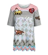 PETER PILOTTO Embroidered Gingham Tunic Top