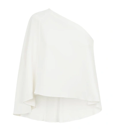 Roland Mouret Hurley Asymmetric Top In White