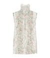 GIAMBATTISTA VALLI Floral Print Pleat Top