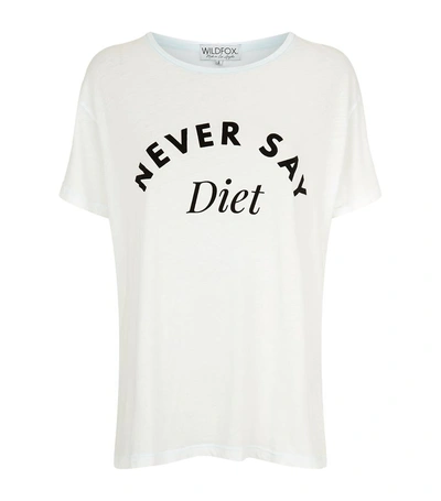 Wildfox Never Say Diet Manchester T-shirt In Green