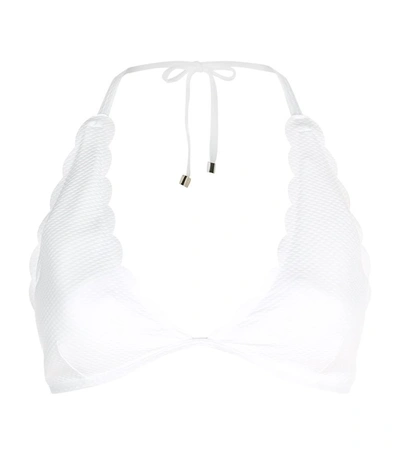 Heidi Klein Padded Bikini Top In White