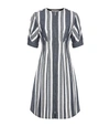 SPORTMAX Umano Striped Zip Front Dress