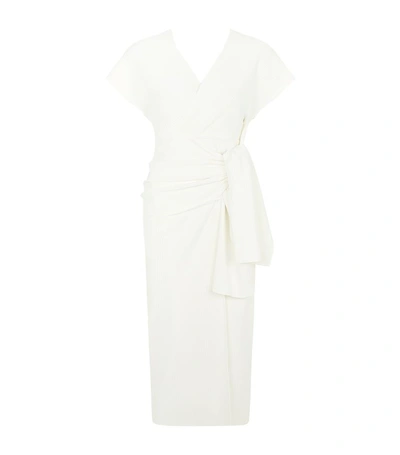 Sportmax Papaia Wrap Dress In Ivory