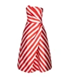 TED BAKER Frieda Strapless Striped Dress