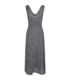 VICTORIA BECKHAM Bouclé Twist Drape Midi Dress