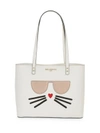 KARL LAGERFELD Cat Face Tote