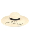 KARL LAGERFELD Woven Straw Sun Hat